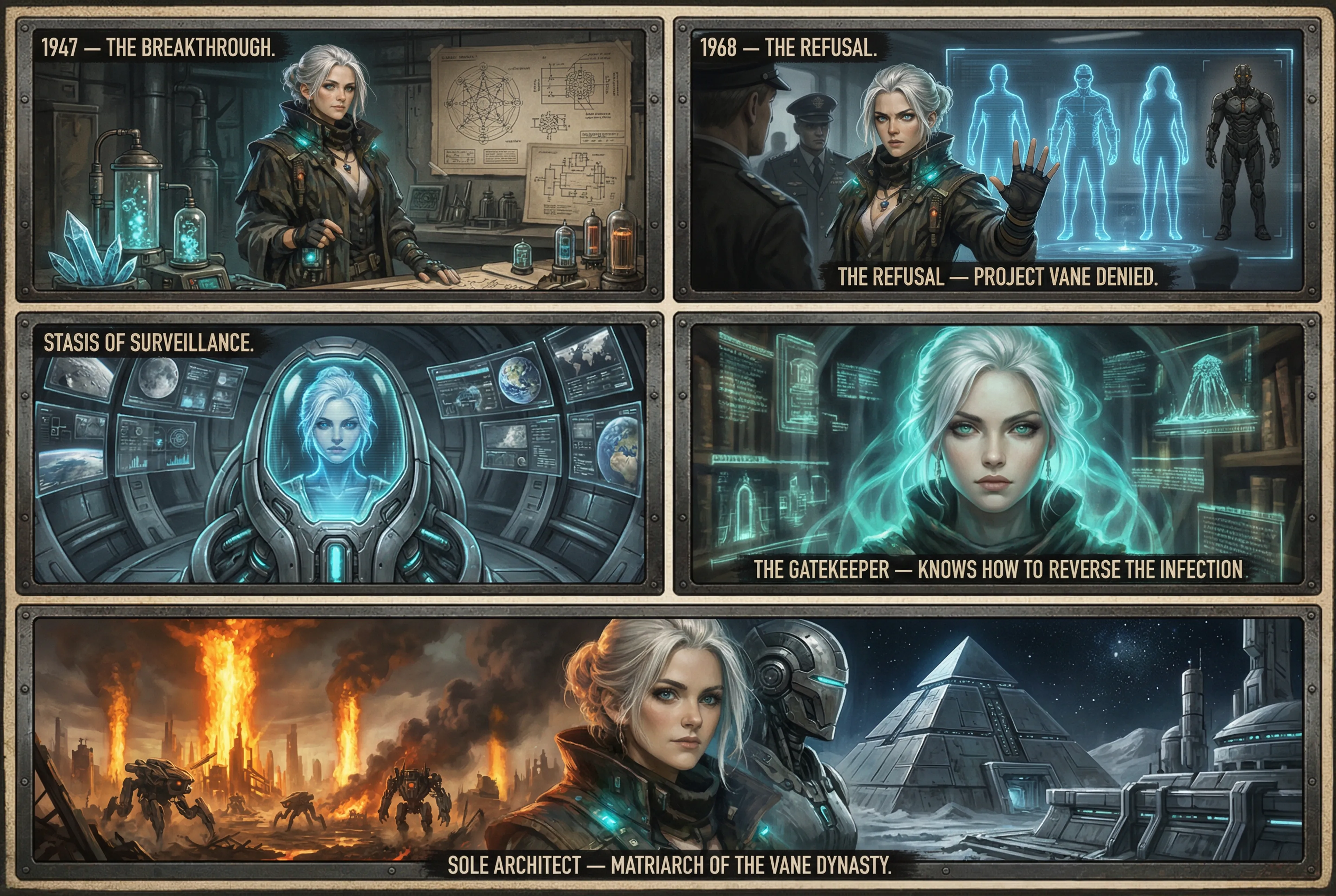 Dr. Elowen Vane - Storyboard