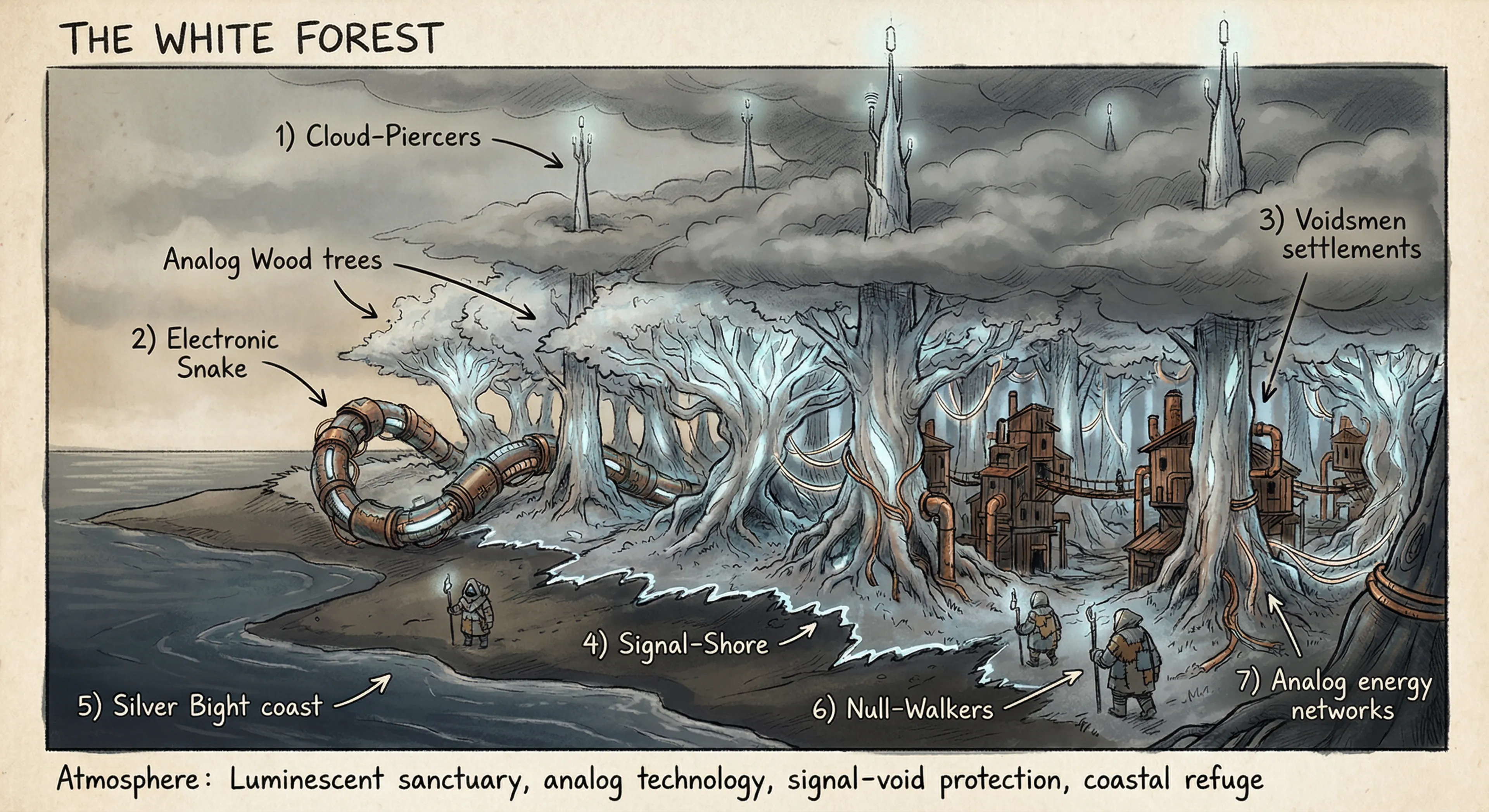 White Forest - Crystalline Growth