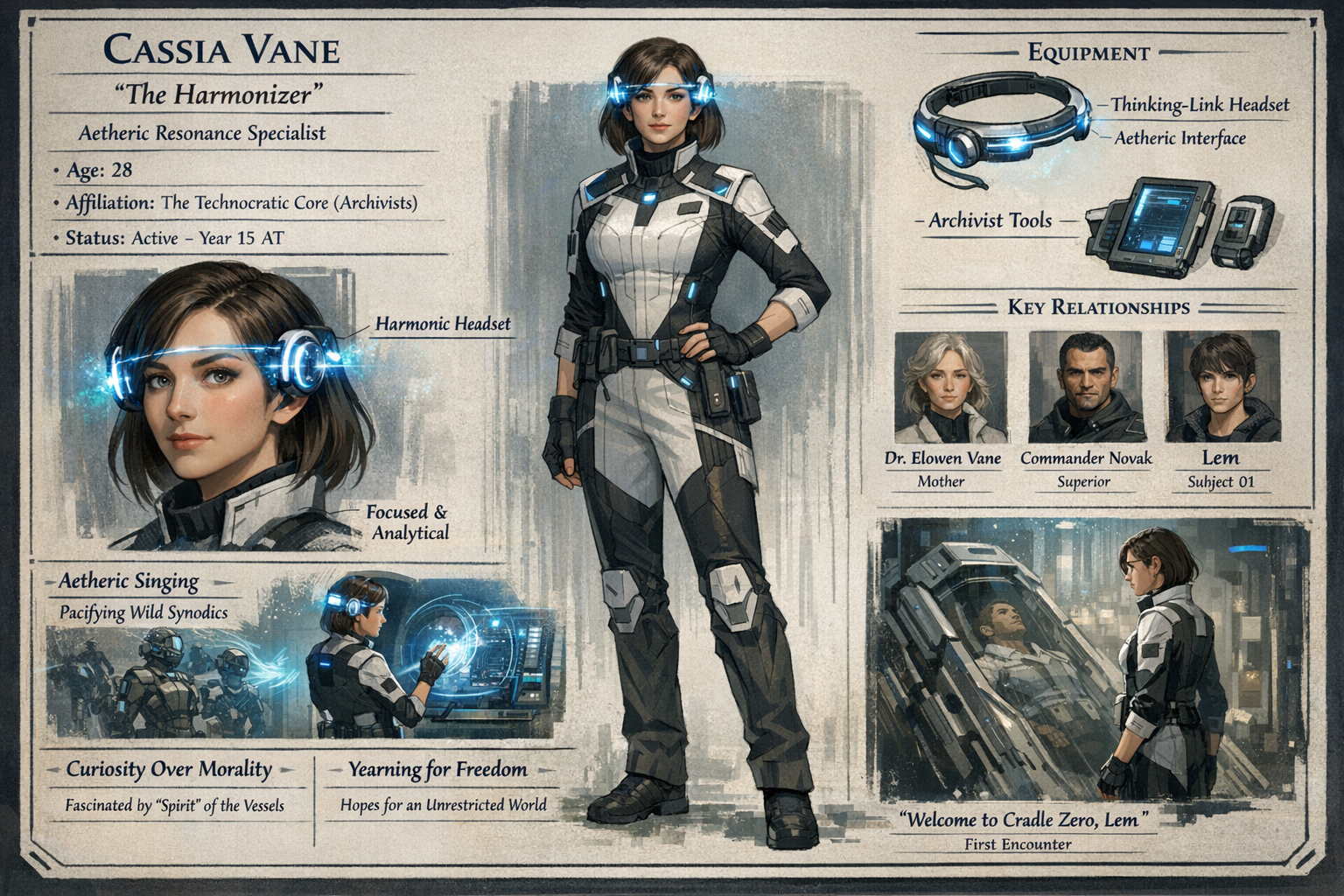 Cassia Vane - The Archivist Harmonizer