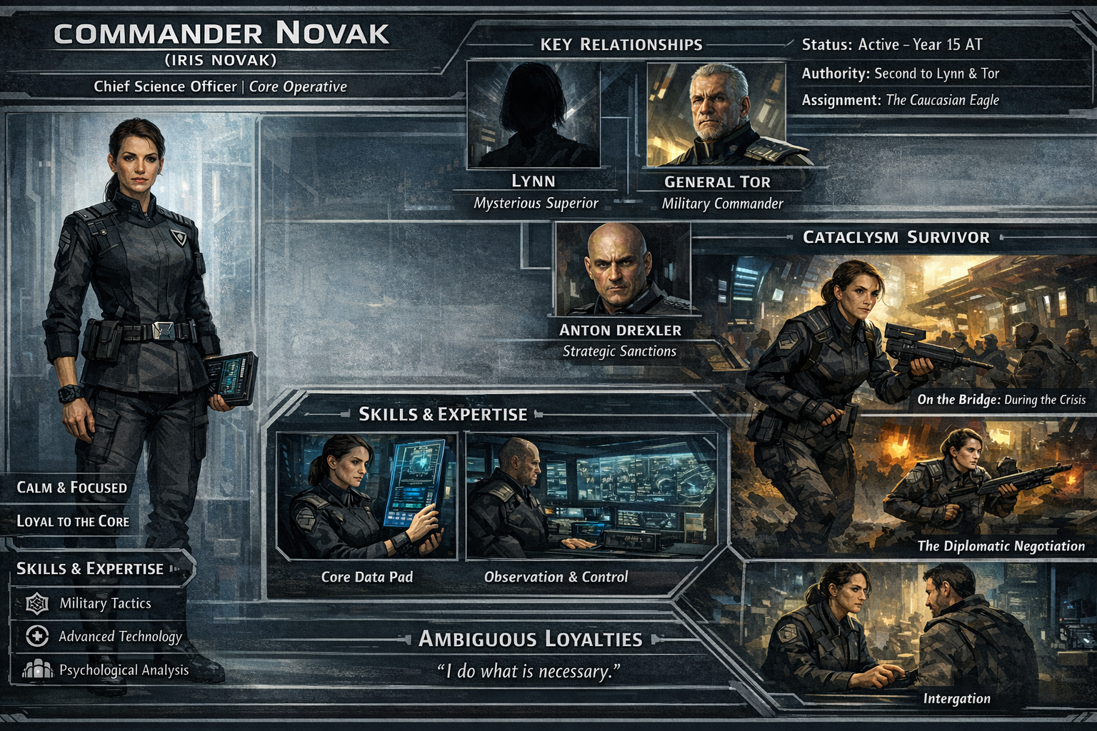Commander Iris Novak