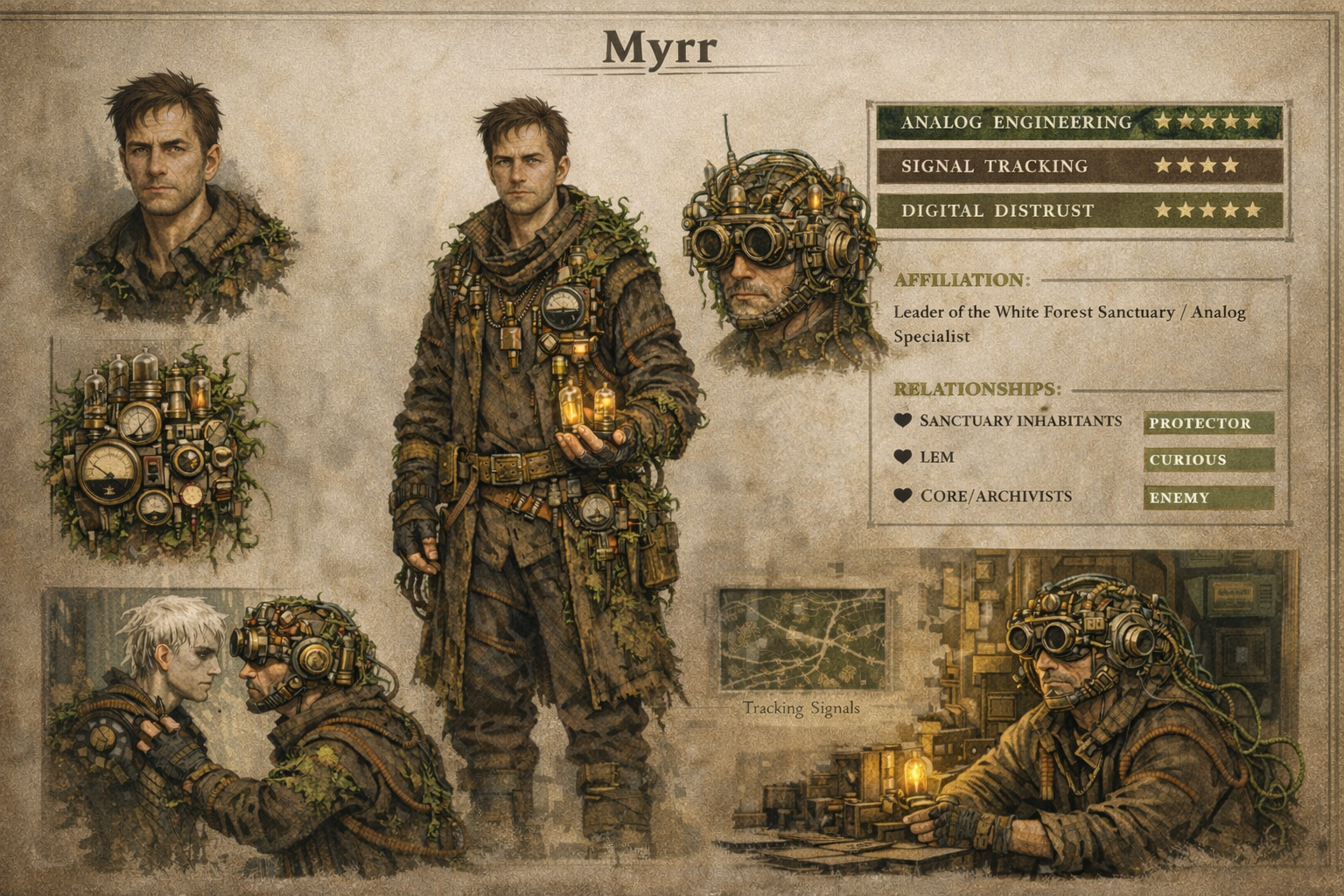 Myrr - Leader of the Analog Sanctuary